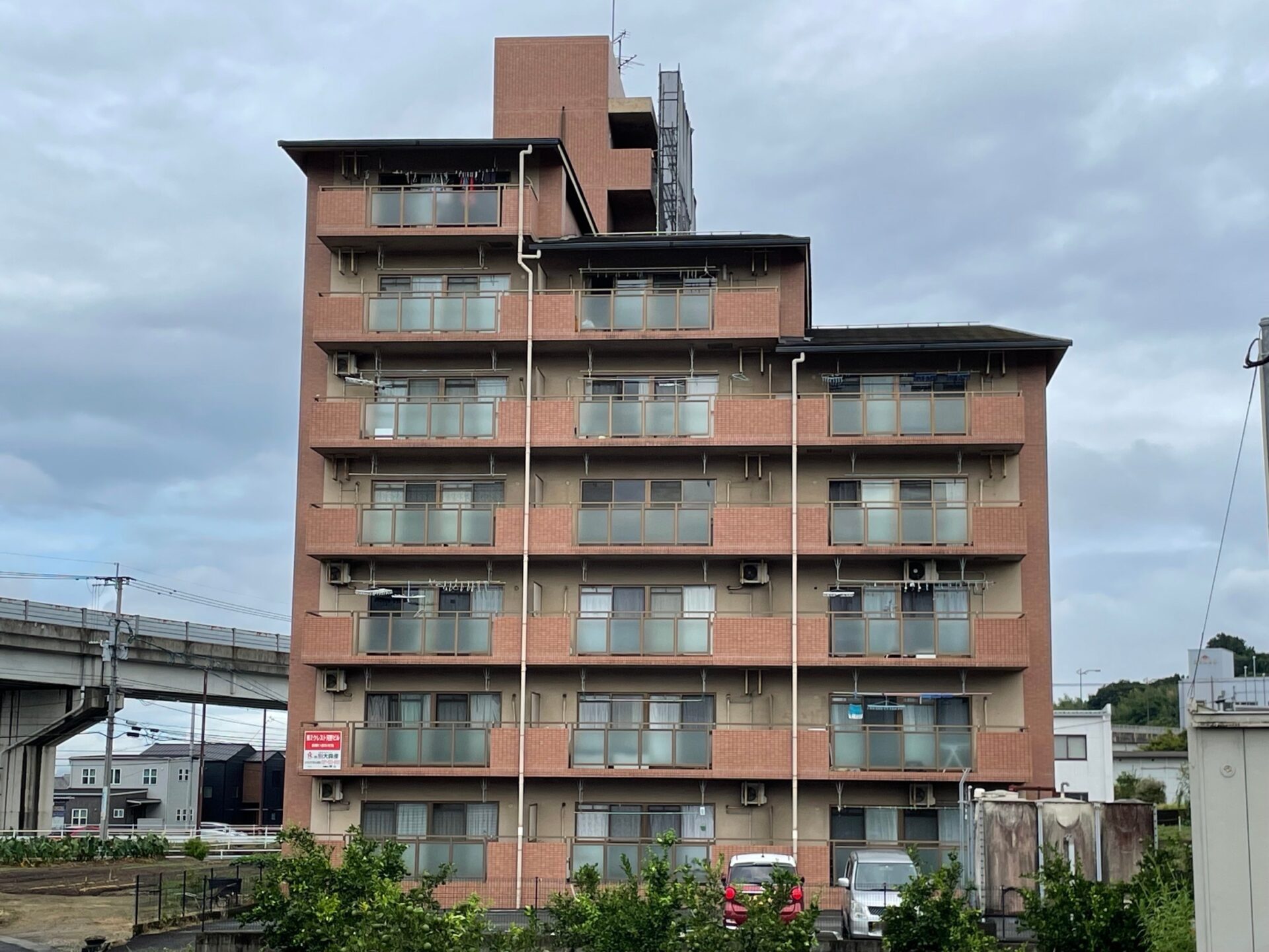 大分市 第2クレスト河野ビル 屋上・外壁塗装工事 ビフォー