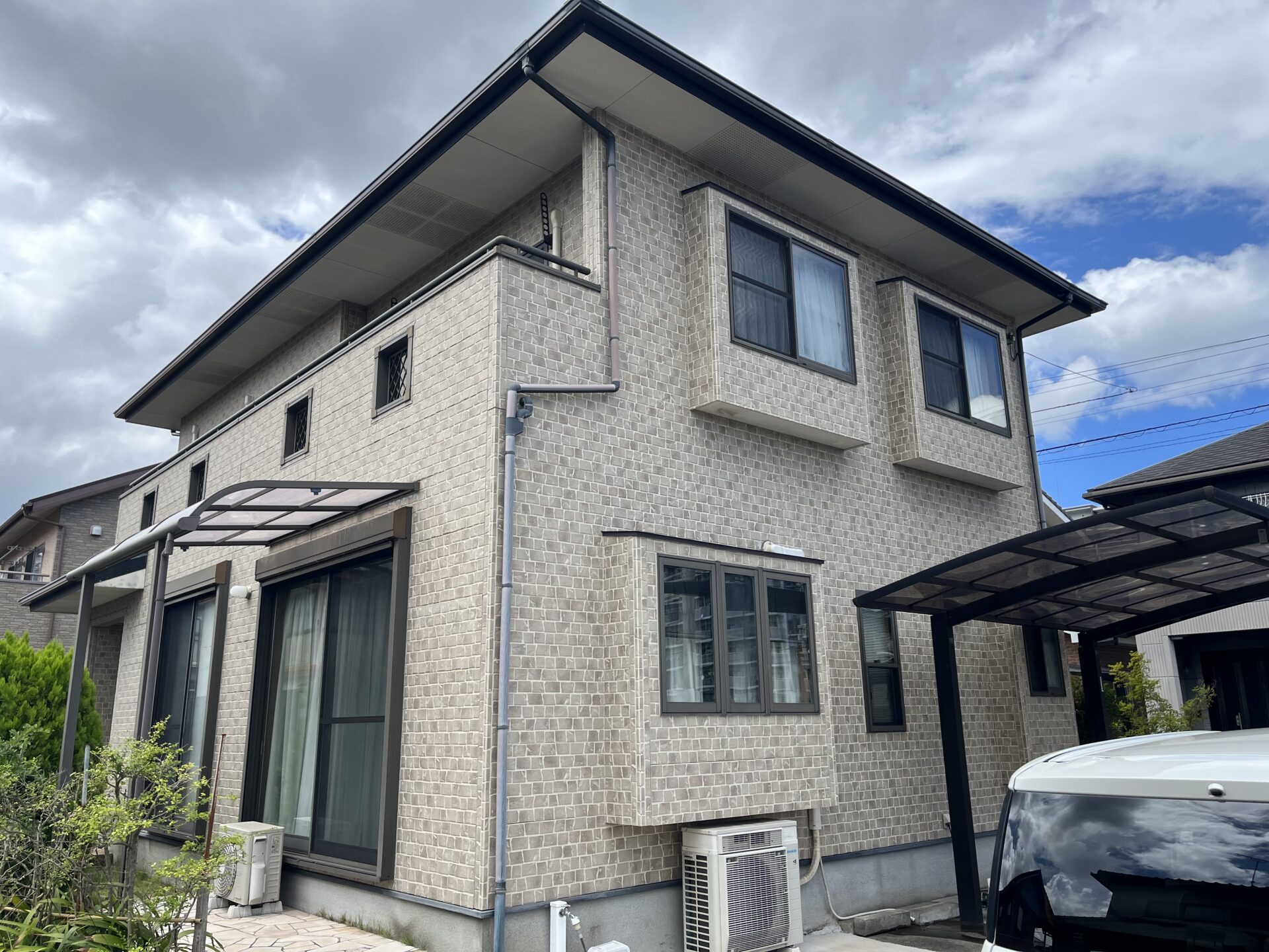 大分市 F様邸 屋根・外壁塗装工事 ビフォー