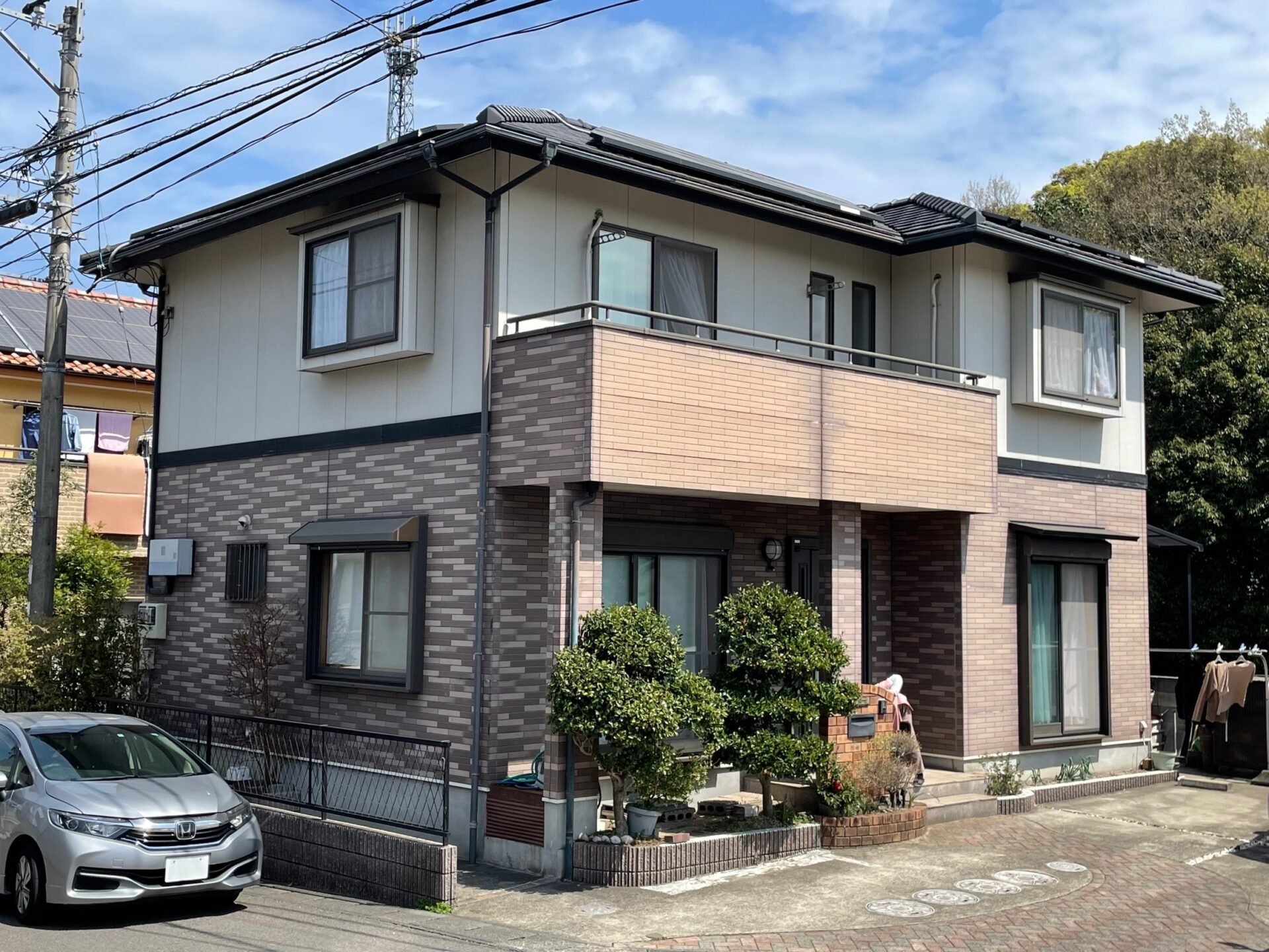 大分市 H様邸 外壁塗装工事 ビフォー