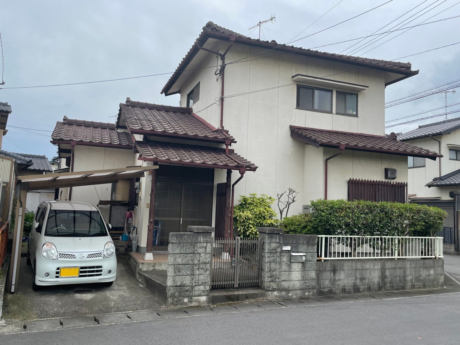 大分市 I様邸 屋根・外壁塗装工事 ビフォー