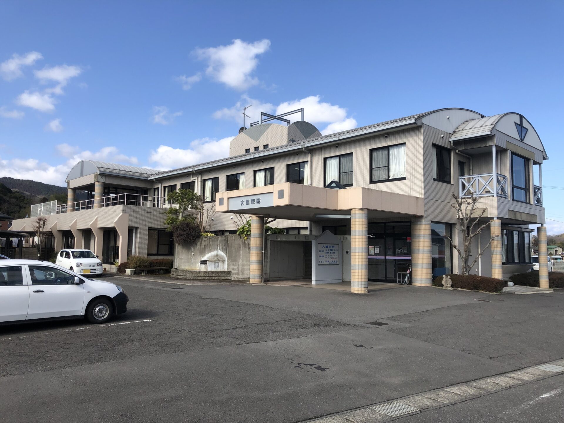 大分市 大嶋医院 屋上・外壁塗装工事 ビフォー