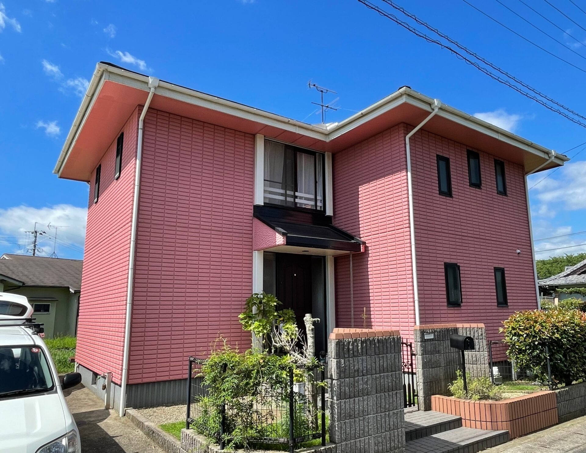 大分市 S様邸 屋根・外壁塗装工事 ビフォー