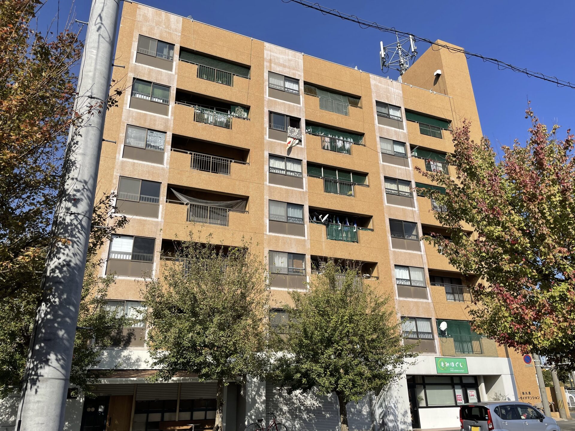 津久見市 津久見シーサイドマンション 屋上・外壁塗装工事 ビフォー