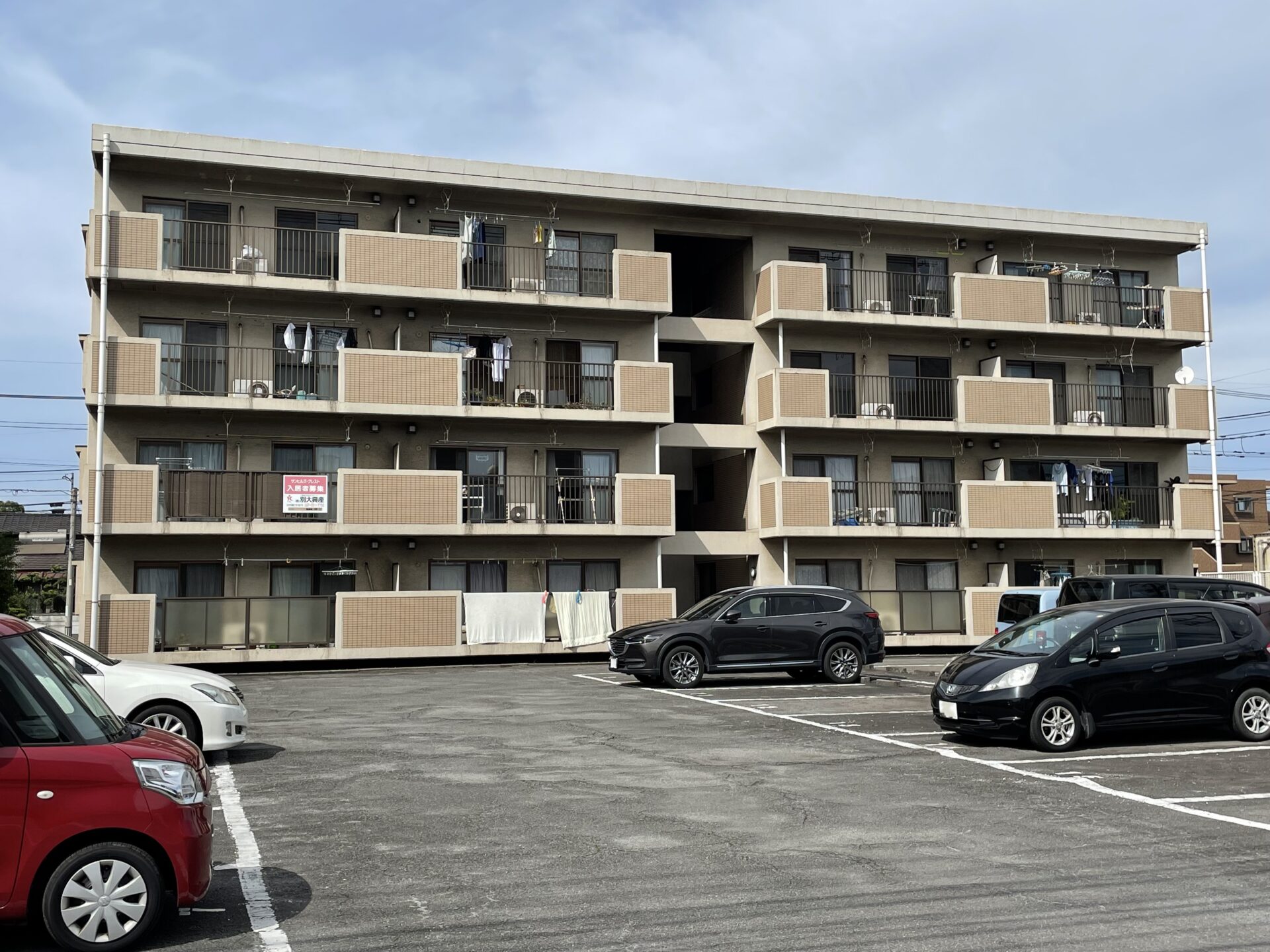 大分市 サンヒルズクレスト 屋上・外壁塗装工事 ビフォー