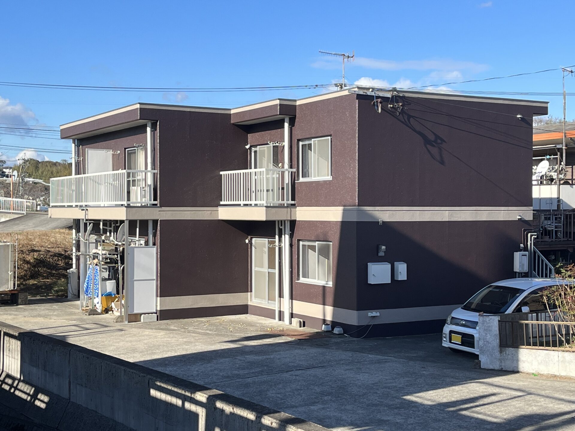 大分市 大専アパート 外壁塗装工事 アフター