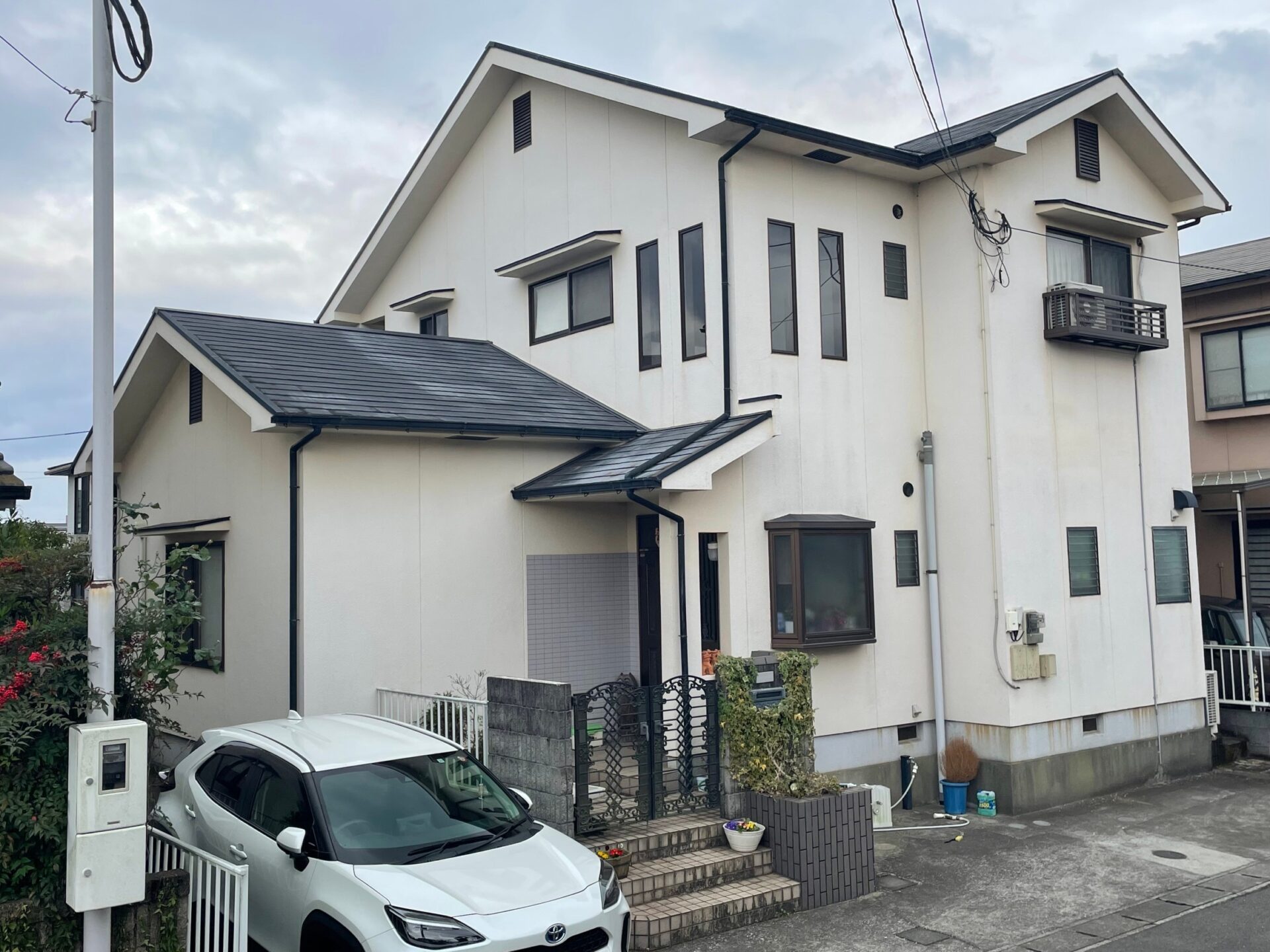 大分市 T様邸 屋根・外壁塗装工事 ビフォー