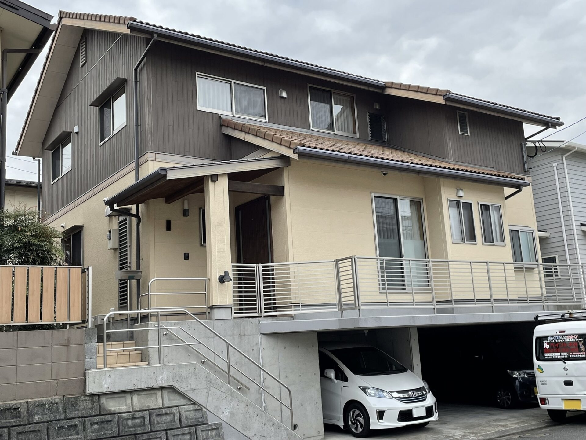 大分市 T様邸 外壁塗装工事 ビフォー